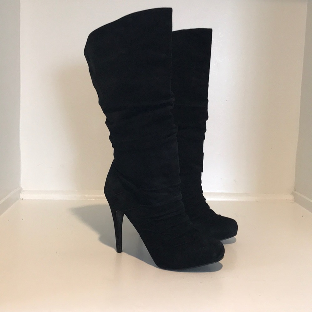 Colin Stuart suede slouch boot